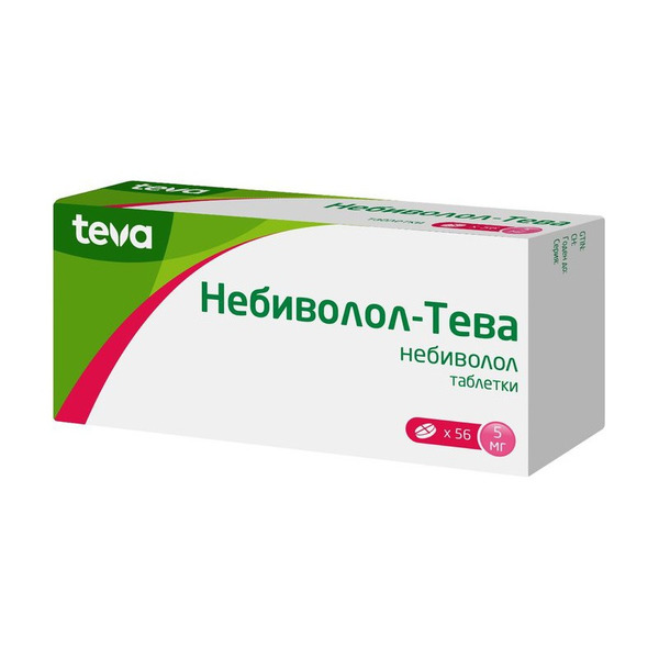 Купить Небиволол-Тева💛 таблетки 5 мг упаковка контурная ячейковая 5 мг в Москве, Владивостоке, Хабаровске, Новосибирске, Уссурийске, Арсеньеве, Находке онлайн